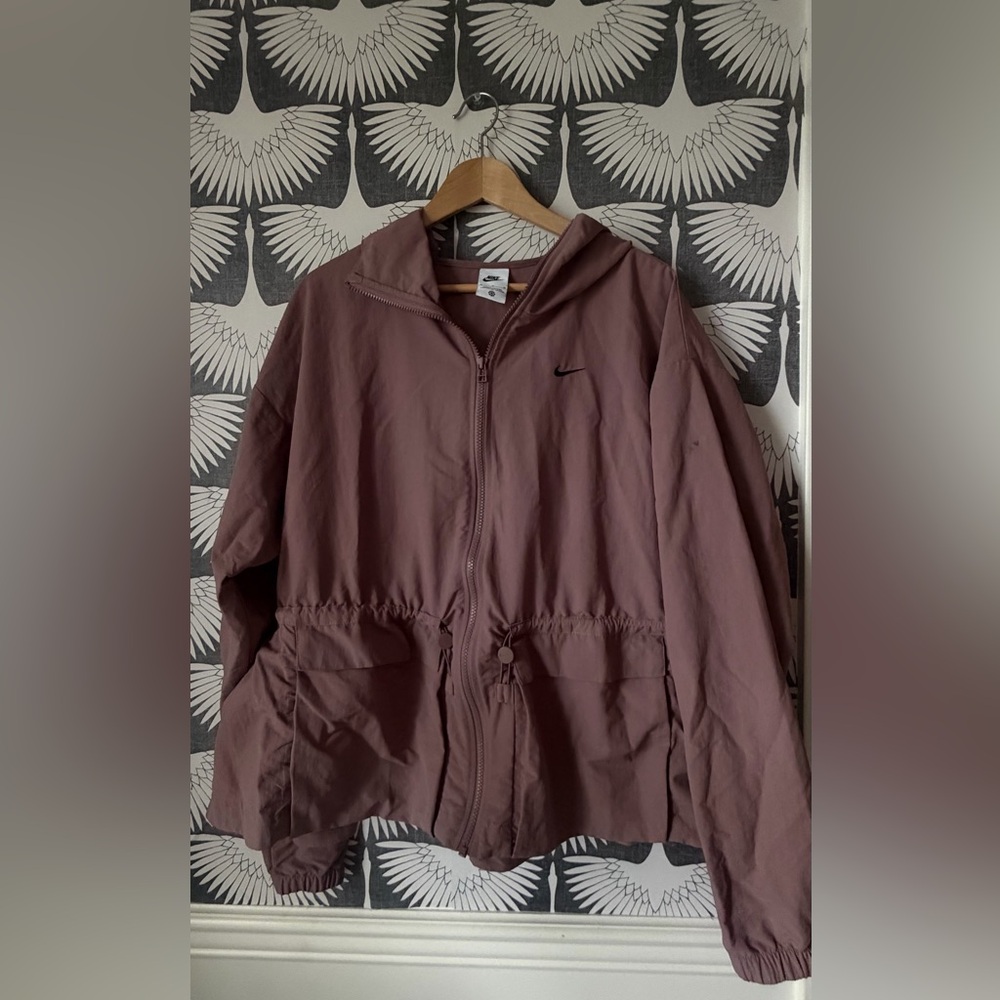 Nike Dusty Mauve Hooded Zip Jacket